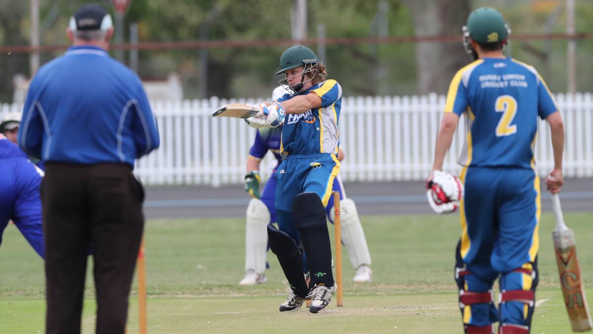 CONTRIBUTOR: Brad Glasson has hit two half centuries for Rugby Union so far this BOIDC season. Photo: PHIL BLATCH