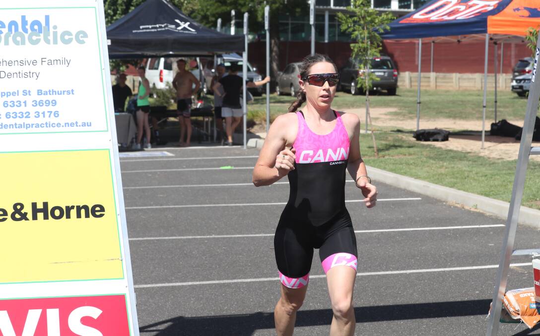 Kirsten Howard won the women's short course event at Bathurst on Saturday.