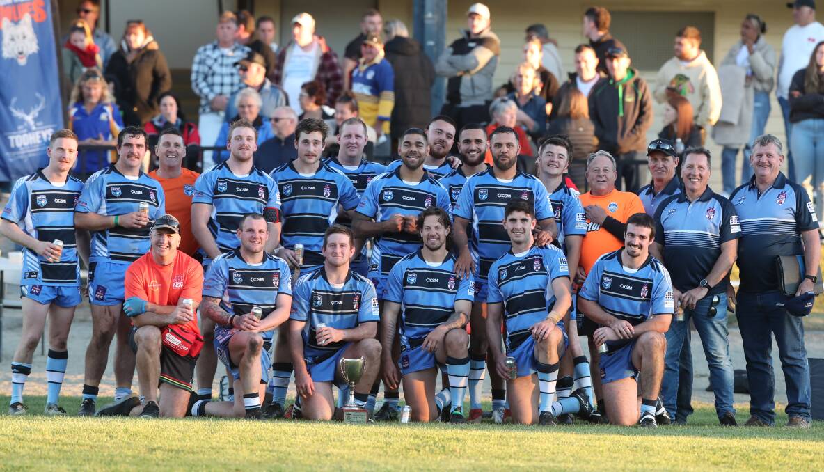 THREE IN A ROW: Group 10 posted a 20-6 win over Group 11 in Saturday's Western representative clash at Lithgow. Photos: PHIL BLATCH