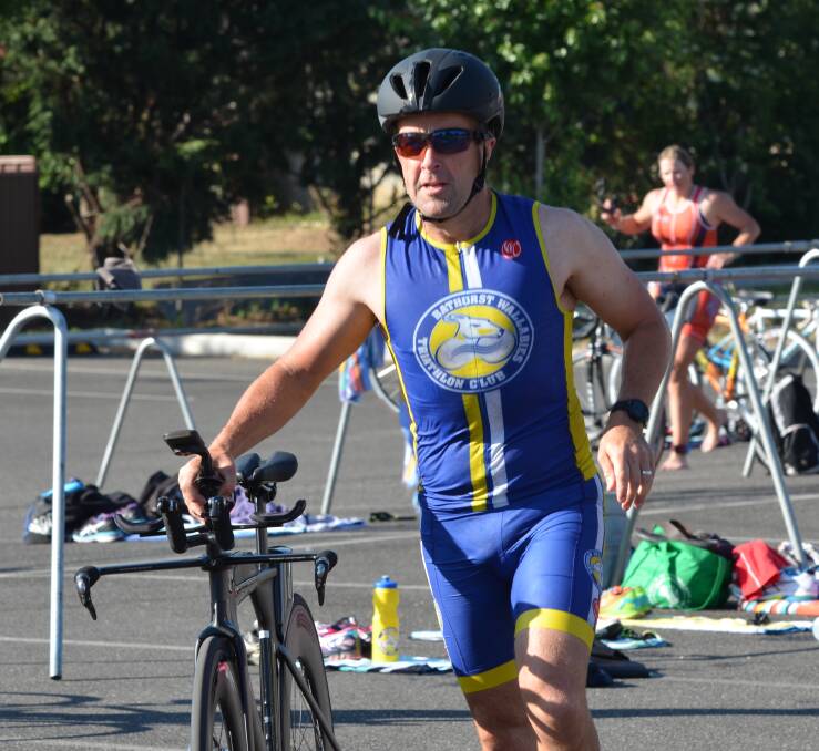TOP EFFORT: While battling a hip injury, Bathurst triathlete Luke Patterson was amongst the finishers at Port Macquarie Ironman. Photo: ANYA WHITELAW