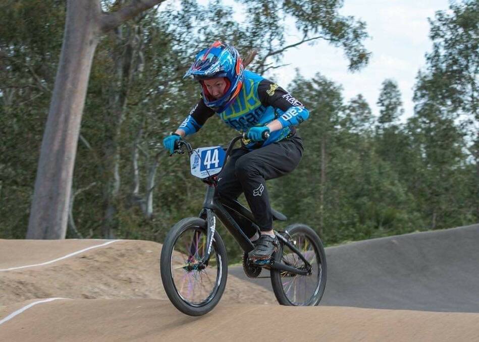 NUMBER ONE: Hayley Wolfenden has been crowned a BMX Australian National Series champion for the second consecutive year. Photo: MITCH RAMM