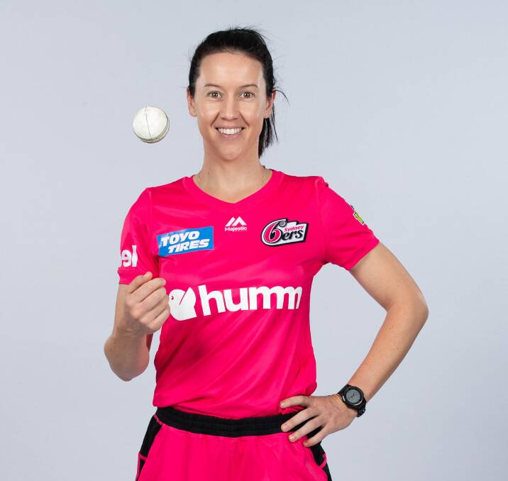BRILLIANT START: Lisa Griffith took 2-10 in her first WBBL match for the Sydney Sixers, an effort which helped them to victory over the Adelaide Strikers. Photo: SYDNEY SIXER