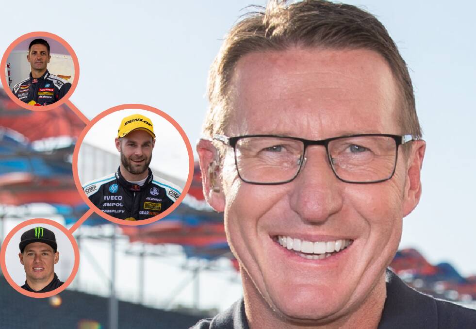 MAKING A PREDICTION: Supercars commentator Mark Skaife is tipping Jamie Whincup, Shane van Gisbergen and Cam Waters to be the top three in the championship this season.