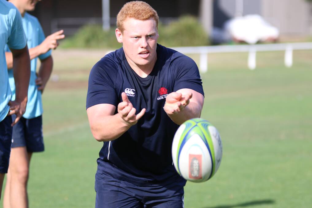DRIVEN: Former Stannies skipper Bo Abra was in Canberra this week for a training camp with the Junior Wallabies. Photo: JULIUS DIMATAGA/NSW RUGBY MEDIA UNIT
