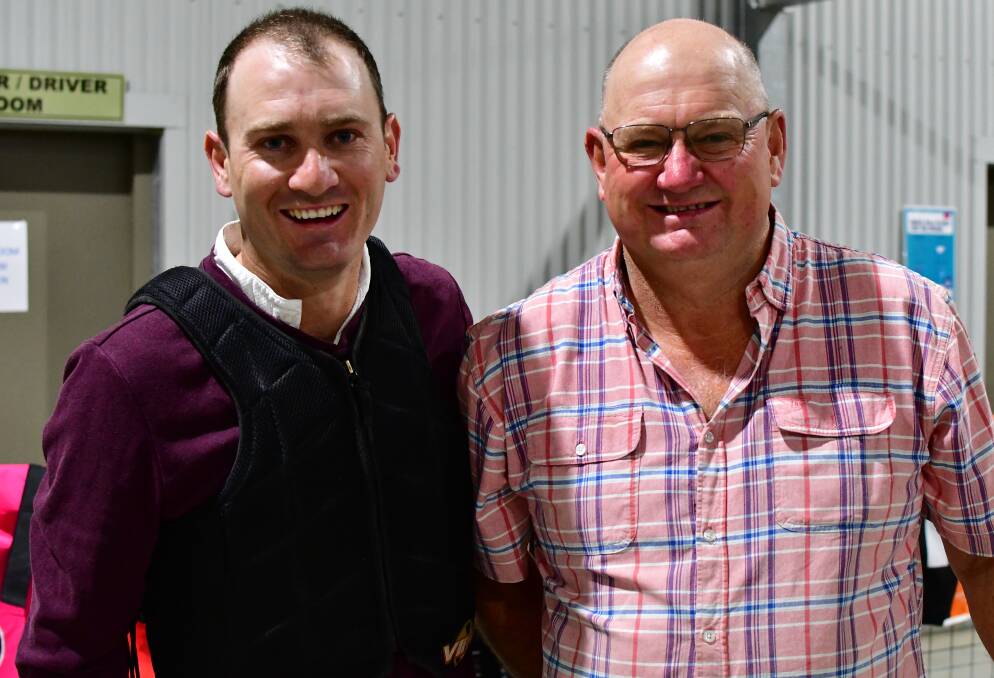 ANOTHER CRACK: Father and son trainer-driver duo Chris and Anthony Frisby are hoping Our Uncle Sam can win the Shepparton Cup in his fourth attempt. Photo: ALEXANDER GRANT