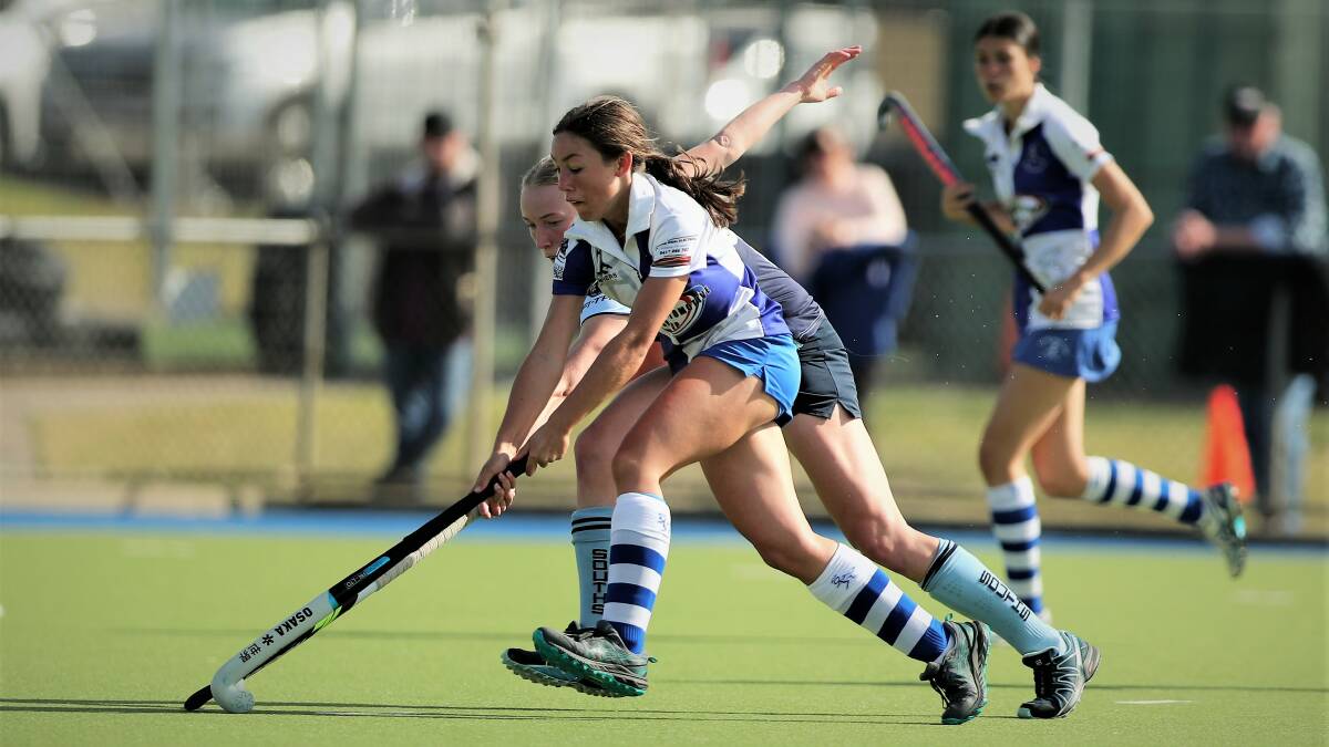 AIMING HIGHER: Lilly Kable and her Saints team-mates are aiming to climb from third into second place and the major semi-final. Photo: PHIL BLATCH