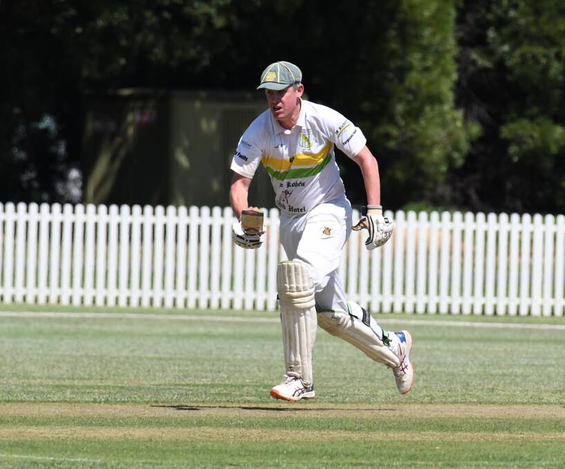QUICK SINGLE: CYMS' Dave Neil pinches a quick one on his way to an unbeaten ton this summer. Photo: JUDE KEOGH