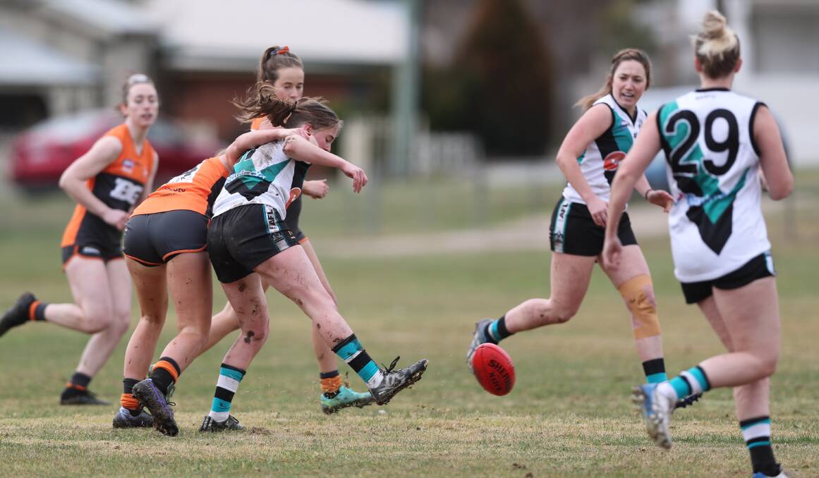 WORK IN PROGRESS: The Bathurst Lady Bushrangers have only managed one win this season, but they have improved. Photo: PHIL BLATCH