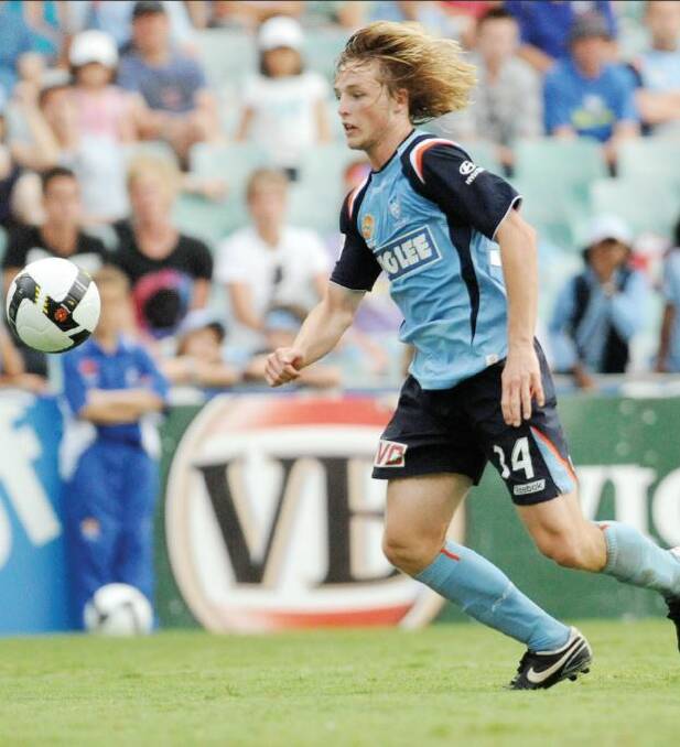 FLASHBACK: Rhyan Grant in action for Sydney FC during season 2008-09. He has since gone on to earn seven Socceroos caps.