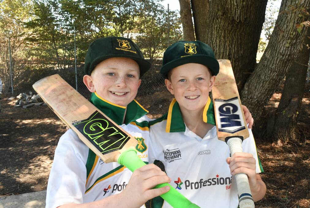 ON A ROLL: Bathurst talents Cooper Stephen and Blayde Burke are part of the Central West Cricket Council ?? who are undefeated after three rounds of the Cricket NSW Youth Championships.