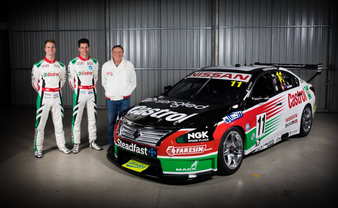 Rick Kelly's Nissan Altima will carry a special Larry Perkins tribute livery at Bathurst. Photos: AJP Photography