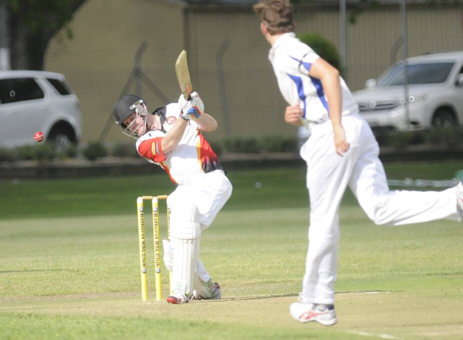FLASHBACK: Trent Fitzpatrick, pictured playing first grade for ORC in 2016, carried his bat. 