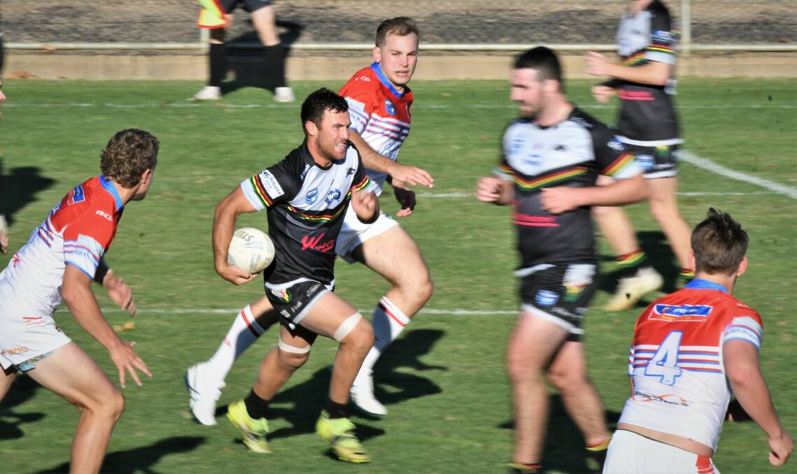 CHALLENGE: Bathurst Panthers fullback Josh Rivett and his team-mates will sit out the next fortnight with byes before meeting Mudgee. Photo: CHRIS SEABROOK