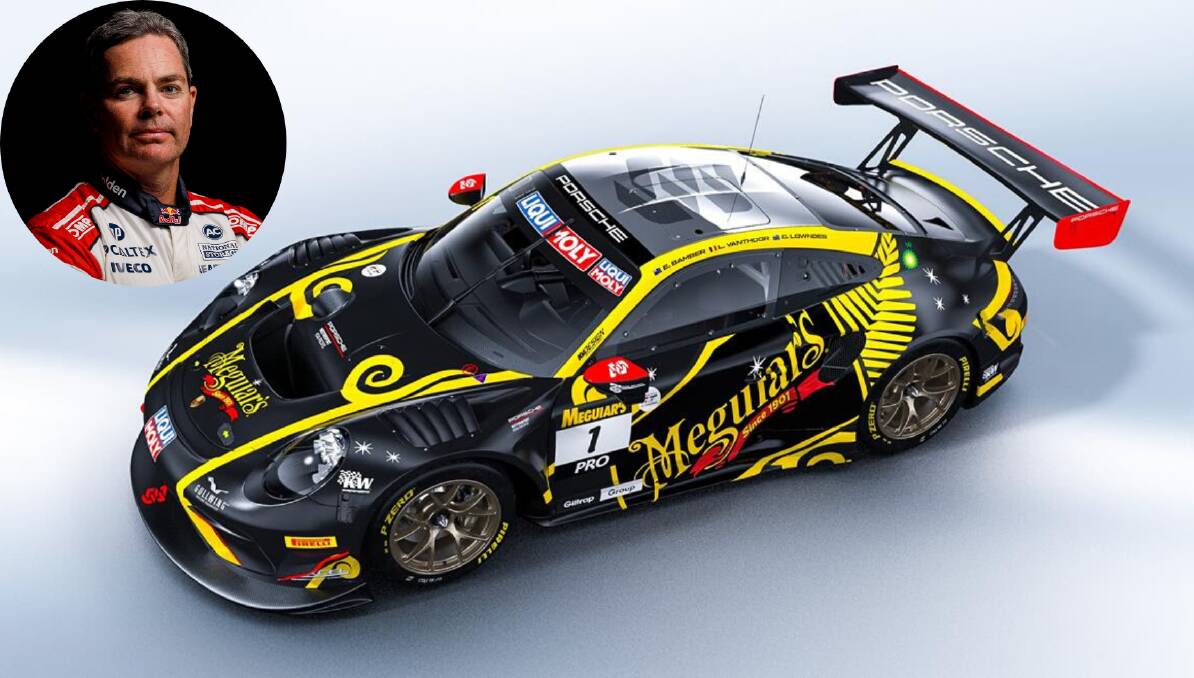 NEW WHEELS: Craig Lowndes will race this Earl Bamber Motorsport Porsche in this year's Bathurst 12 Hour.