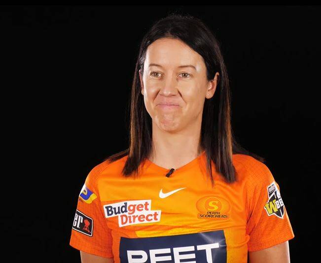 NEW HOME: Lisa Griffith has joined the Perth Scorchers this season and is hoping to play in this weekend's double-header at Perth's Lilac Hill.