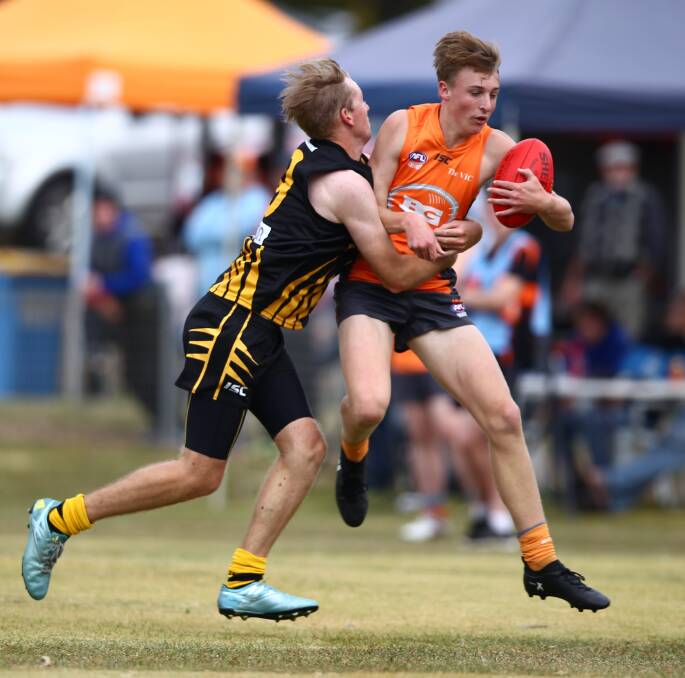 IMPROVED: With a host of talented juniors, including Mitch Taylor, the Bathurst Giants have shown improvement. Photo: PHIL BLATCH