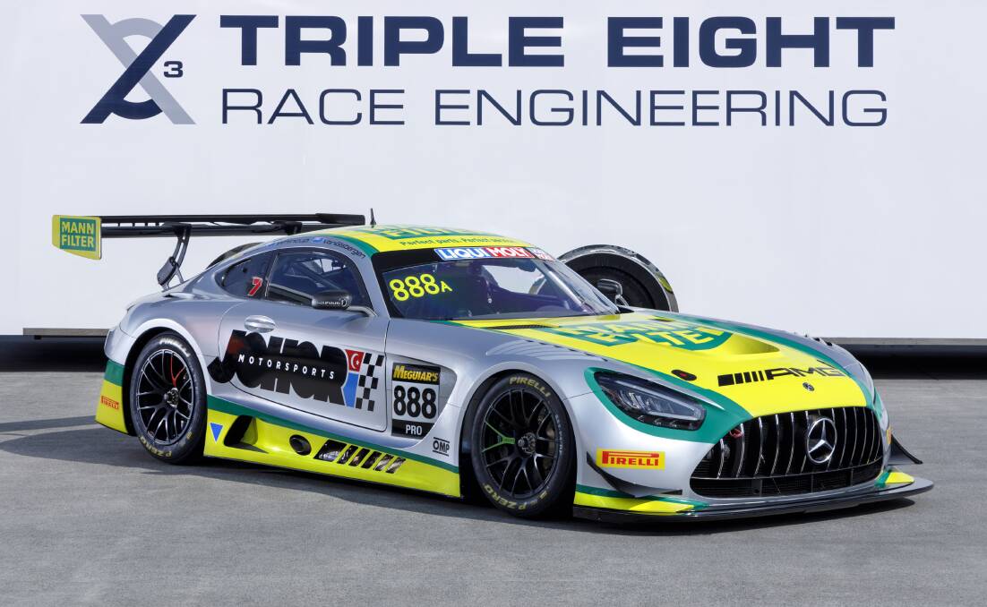 REVEALED: This is the Mercedes that Supercars stars Jamie Whincup and Shane van Gibsergen will share in this year's Bathurst 12 Hour.
