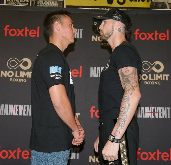 RIVALS: Tim Tszyu will square off with Jack Brubaker in Matt Rose's latest boxing event on December 6. Photo: CHRIS LANE