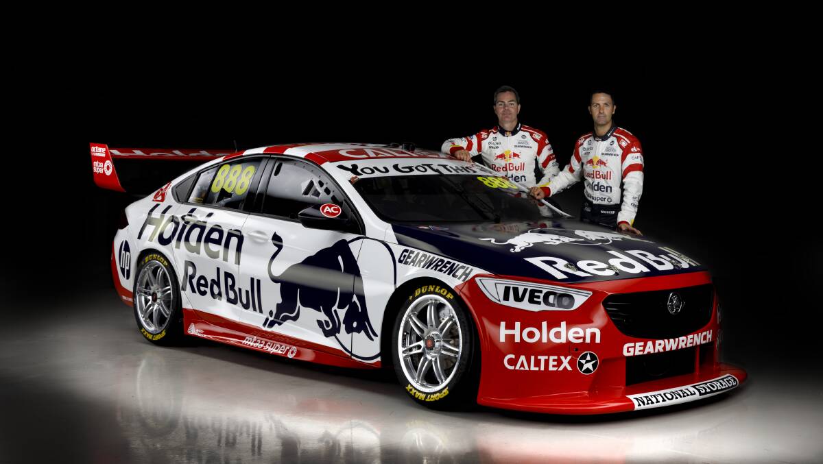 HE'S BACK: Craig Lowndes will tackle the final round of the Supercars All Stars Eseries, which includes a 30-minute race at Mount Panorama, in a car carrying the same livery he and Jamie Whincup had at last year's Bathurst 1000.