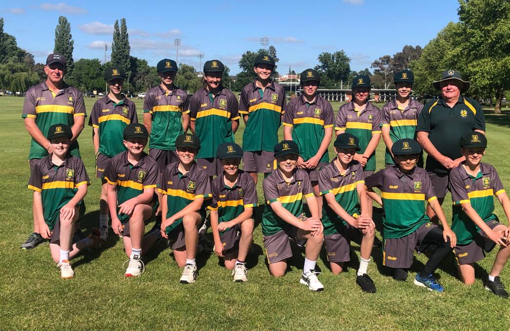 STRONG START: The Bathurst District under 14s have gone undefeated so far this summer. They currently lead their division in the Central West Cricket Council competition. Photo: CONTRIBUTED
