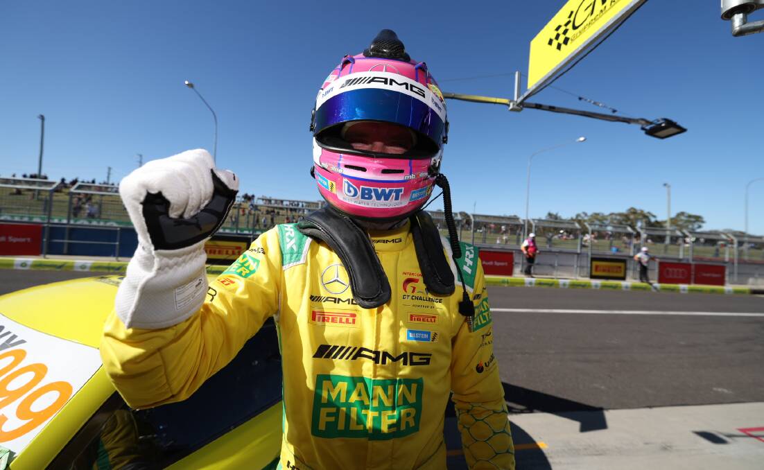 Maro Engel was delighted to claim the second Bathurst 12 Hour pole of his career. Picture supplied