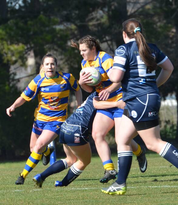 REMATCH: Bridie Comiskey are her fellow Bathurst Bulldogs are keen to test themselves against the undefeated Dubbo Kangaroos on Saturday. Bulldogs have improved since losing to the Dubbo outfit in round one. Photo: ANYA WHITELAW