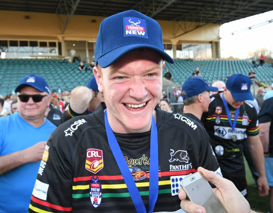YOU BEAUTY: Winning a premier league grand final with Bathurst Panthers was one of Brad Fearnley's 2019 highlights. Photo: CHRIS SEABROOK