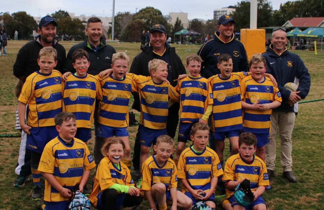 TALENTED PUPS: The Bathurst Bulldogs under 9s side which made the semi-finals of the Chatswood Challenge Cup. Photo: CONTRIBUTED