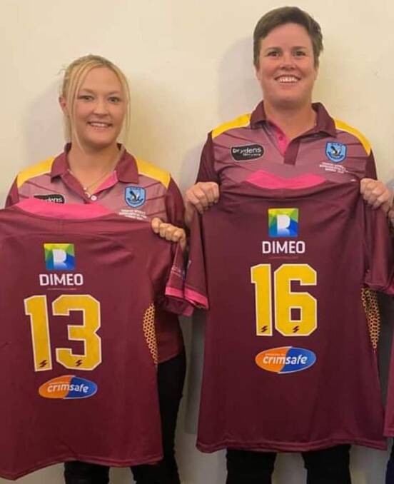 COUNTRY STARS: After helping the inaugural Country Origin side to victory over City, Sarah Archer and Marita Shoulders will now line up for the first New South Wales Police Rugby League women's team.