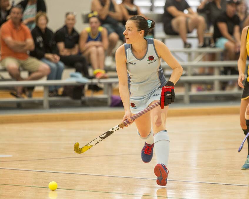 HAPPY TOURIST: Tamsin Bunt is looking forward to putting her indoor hockey skills to the test in Europe over the coming month. Photo: CLICK INFOCUS