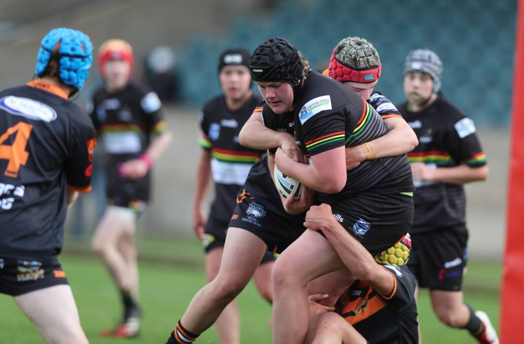 GREAT RUN: The under 16 Bathurst Panthers have won all but tow of their games this season. Photo: PHIL BLATCH