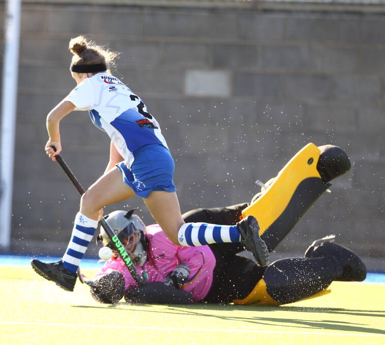 BRING IT ON: Traditional rivals St Pat's and Souths will meet for the final time this season on Saturday afternoon at the Cooke Hockey Complex. While Souths is out of the running for finals, the Saints are third on the ladder. Photo: PHIL BLATCH