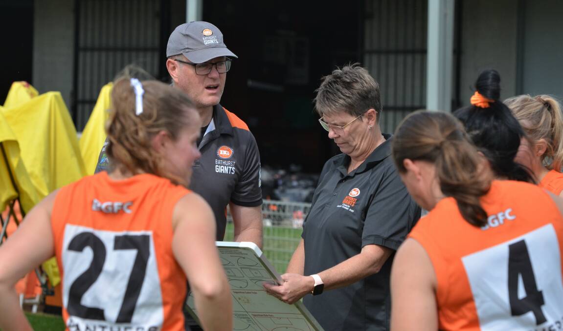 PROUD: Bathurst Giants coaches Mick Sloan and Liz Kennedy are delighted with how their side performed in the 128-point win over Orange. Photo: ANYA WHITELAW