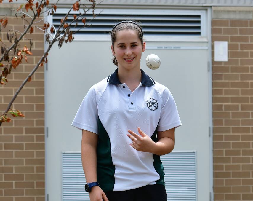 WESTERN MISSION: Kelso High all-rounder Chloe Stapleton will do her best to help Western win its first NSW CHS Girls Cricket Championship crown since 2012 next week. Photo: BRADLEY JURD