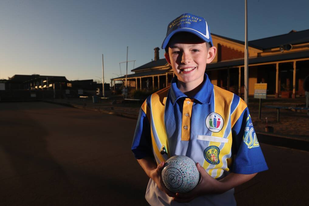 YOUNG GUN: Eleven-year-old Brody Carter is the youngest Bathurst City bowler to win a championship. Photo: PHIL BLATCH