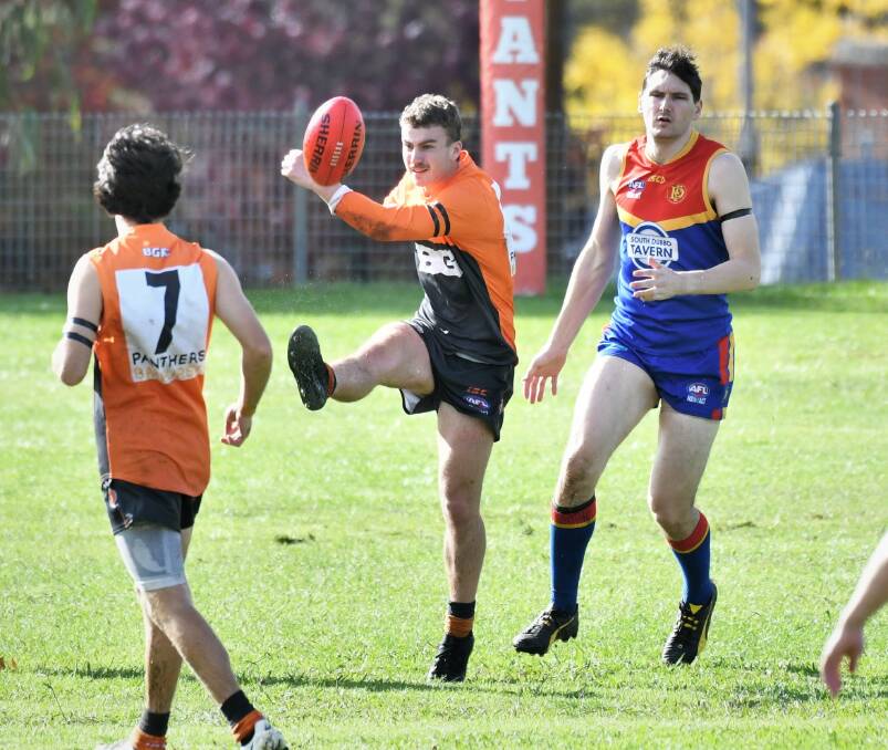 STEPPING UP: Jacob Molkentin, who's been playing senior football since 2018, has handled the job of being Bathurst Giants skipper well. Photo: CHRIS SEABROOK