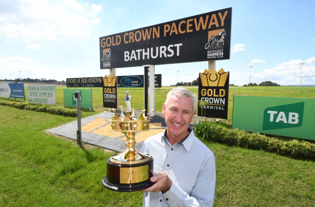 READY TO RACE: Danny Dwyer, the Bathurst Harness Racing Club's CEO, is excited to see this year's edition of the Gold Crown Carnival unfold.