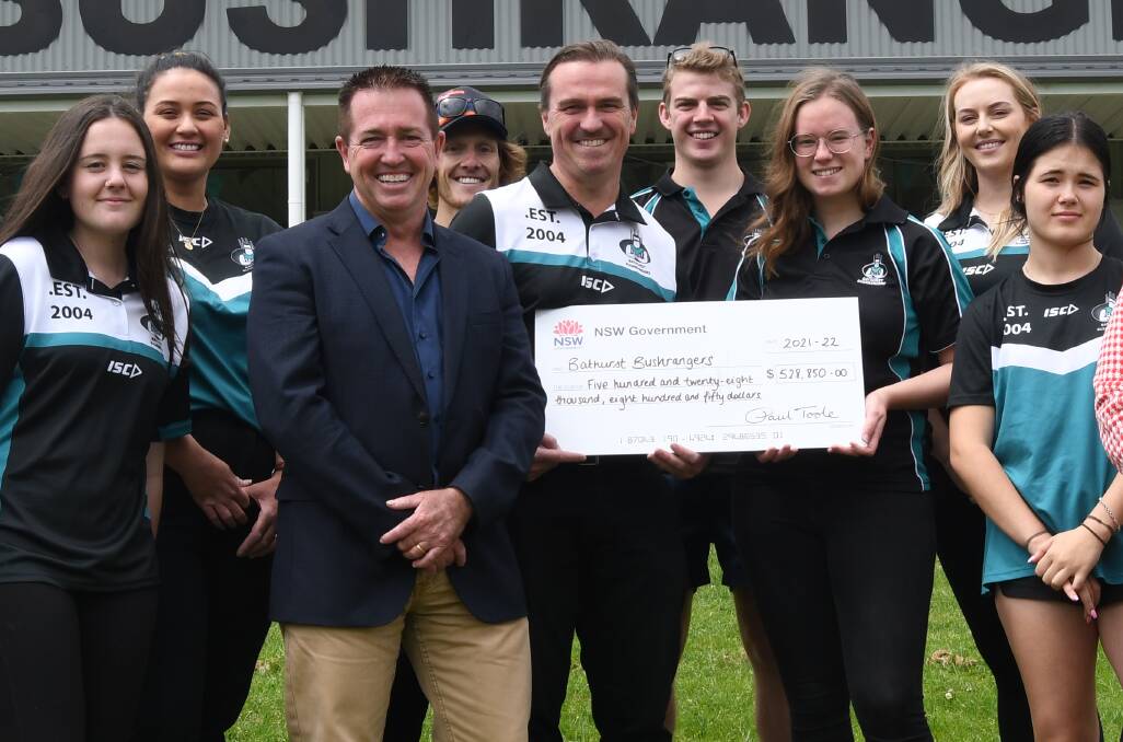 FRESH FACE: New Bathurst Bushrangers president James King has already been involved in revealing some good news for the club - it has a grant to construct female change rooms.