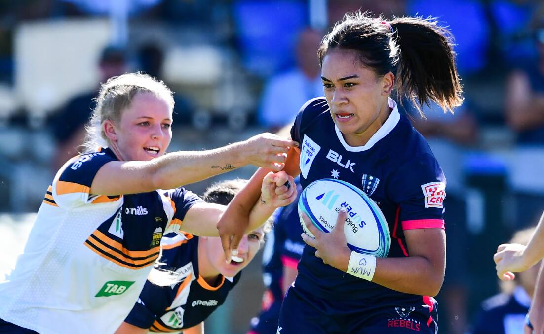 STEP UP: Season 2019 has not been easy for Belle Hunt and her Rebels, but they want to finish on a high. Photo: RUGBY AU MEDIA/STU WALMSLEY