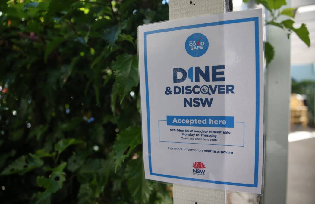 Two additional Dine and Discover vouchers for NSW residents