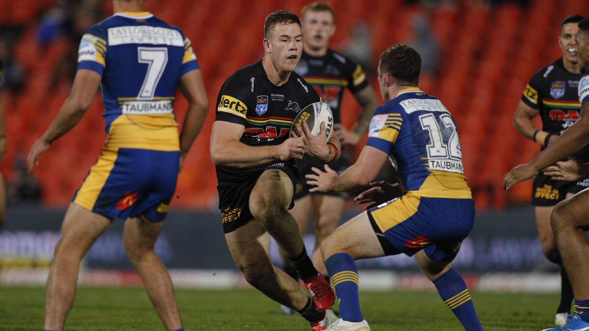 Liam Henry in action for the Panthers' NSW Cup side. Picture by Bryden Sharp - NSWRL
