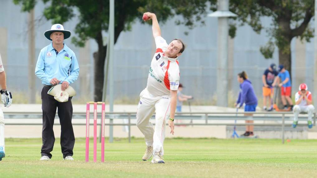 IN A SPIN: Darrel Williams claimed 5-33 against Central Northern on day two of the championship. 