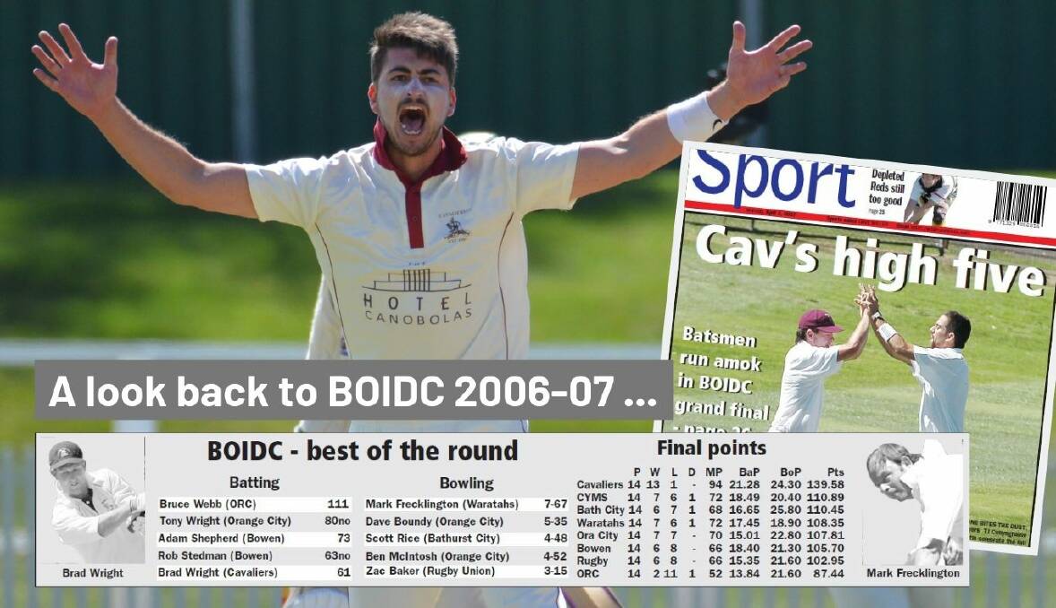 HOW'S THAT?: Cavaliers all-rounder Josh Doherty asks the question and we'll answer it - it's great to have the BOIDC back. While Cavs' duo TJ Cunynghame and Chris Martin go full-calypso after winning the title in 2007. 