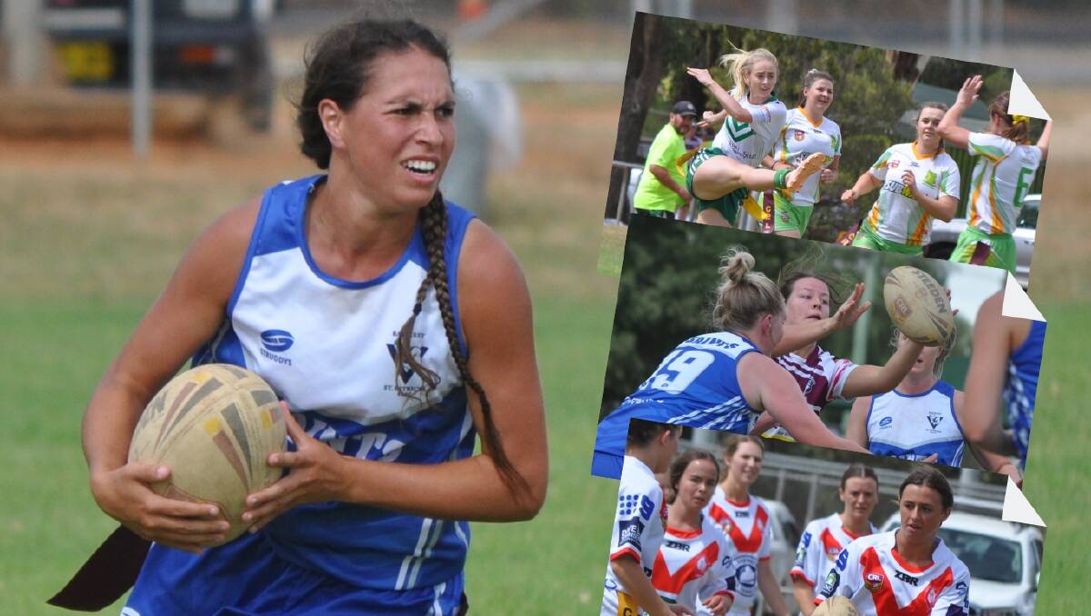 ON TOP: St Pat's gun Erin Naden won player of the final while and (top to bottom) Madison Crowe, Grace Mooney and Molly Hoswell all shone at the Western Challenge at Canowindra. Photos: NICK MCGRATH