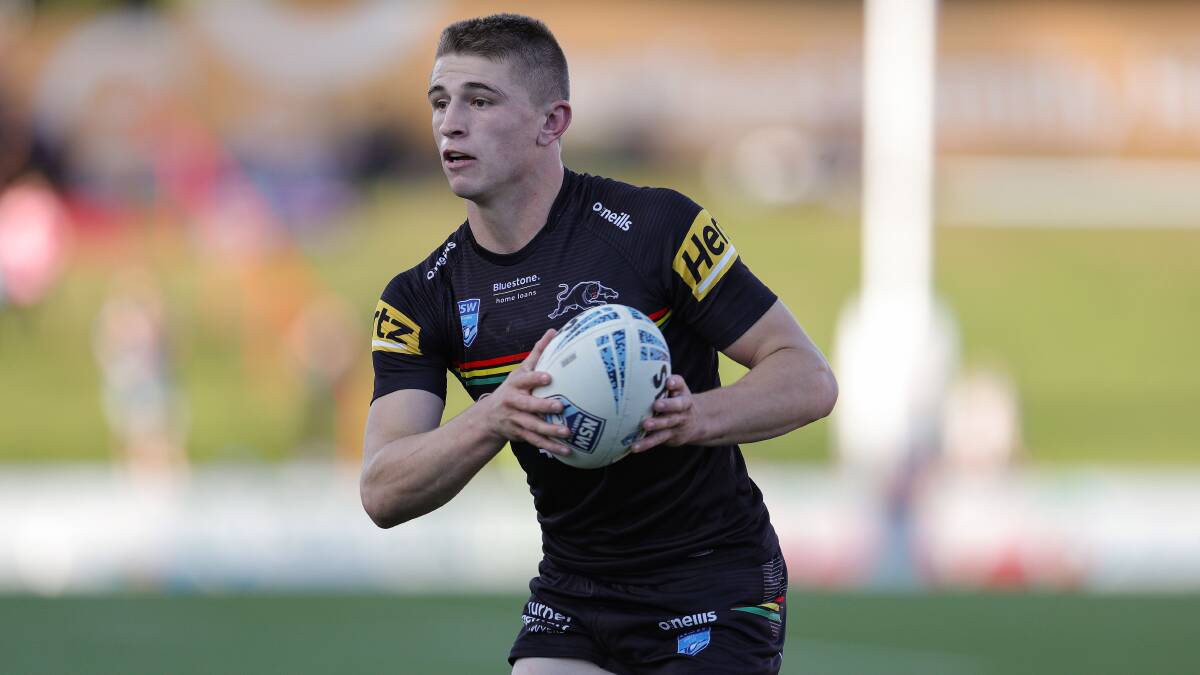 Jack Cole in action for Penrith. Picture by Bryden Sharp - NSWRL