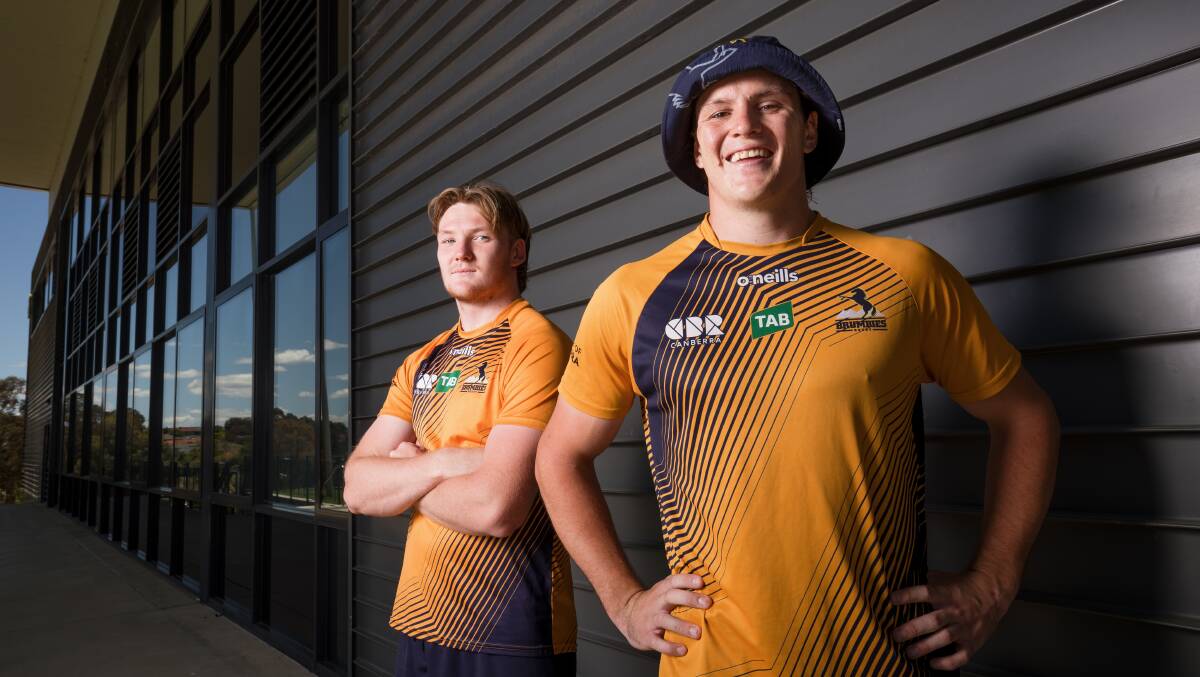 Bathurst brothers Lachlan (left) and Tom Hooper are thriving in Canberra. Picture by Sitthixay Ditthavong