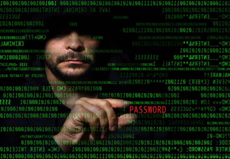 A stock image of a hacker. File image