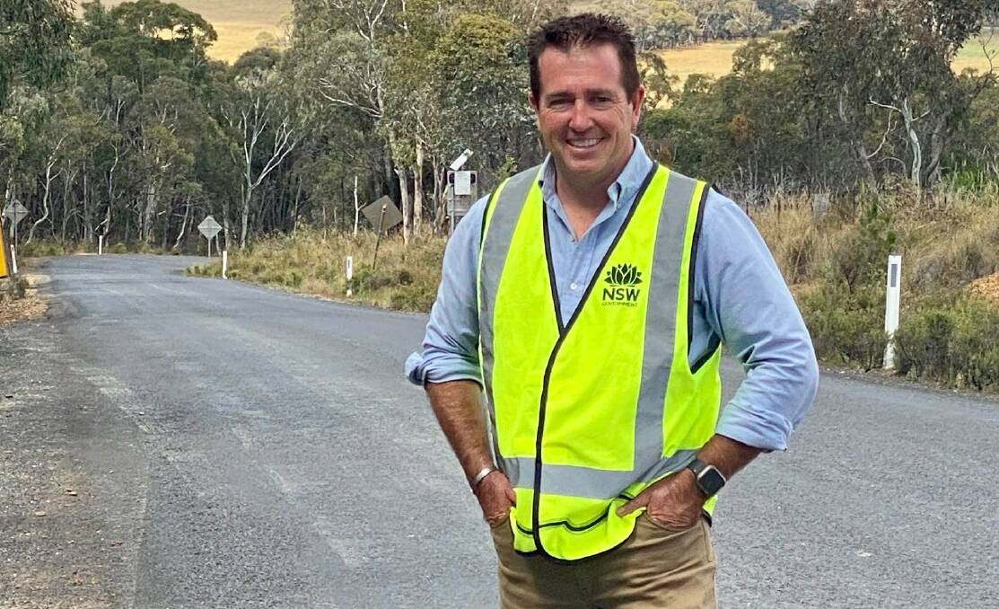 ROAD WORKS: Member for Bathurst Paul Toole announced almost $1.5 million of funding for upgrades to the Duckmaloi Road. Photo: CONTRIBUTED