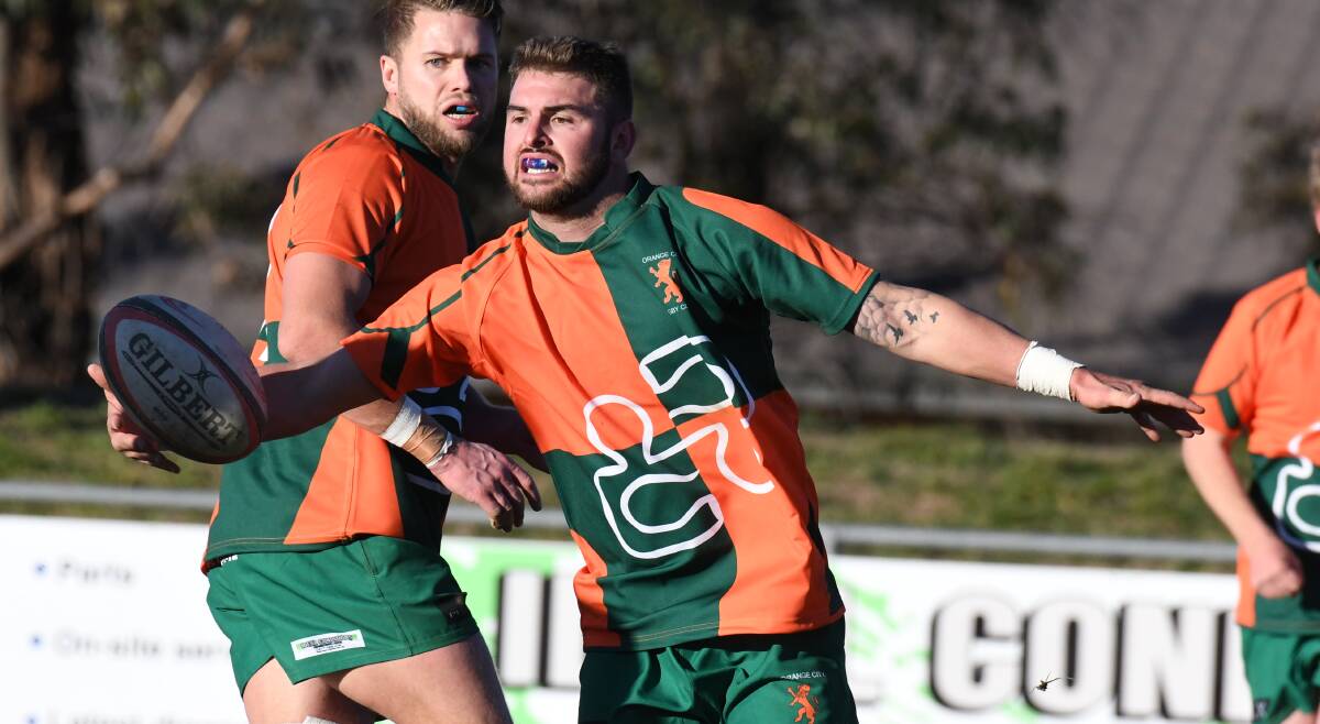 LONG-TERM KEY: Keegan Harding's return to Orange City's ranks was a welcome one this year, and he's a playmaker the Lions can build around. Photo: JUDE KEOGH