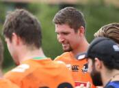 EAGLES FLOCKING: NSW Country second-rower Ryan McCauley, who grew up in Orange, is chuffed to have another chance to play here this weekend. Photo: AJF PHOTOGRAPHY